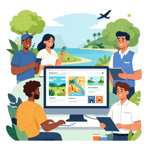 PixelRise partners illustration